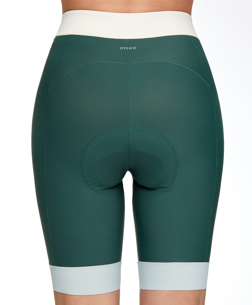 Oysho 20cm Cycling Shorts πρασινο | QLYCGF-048