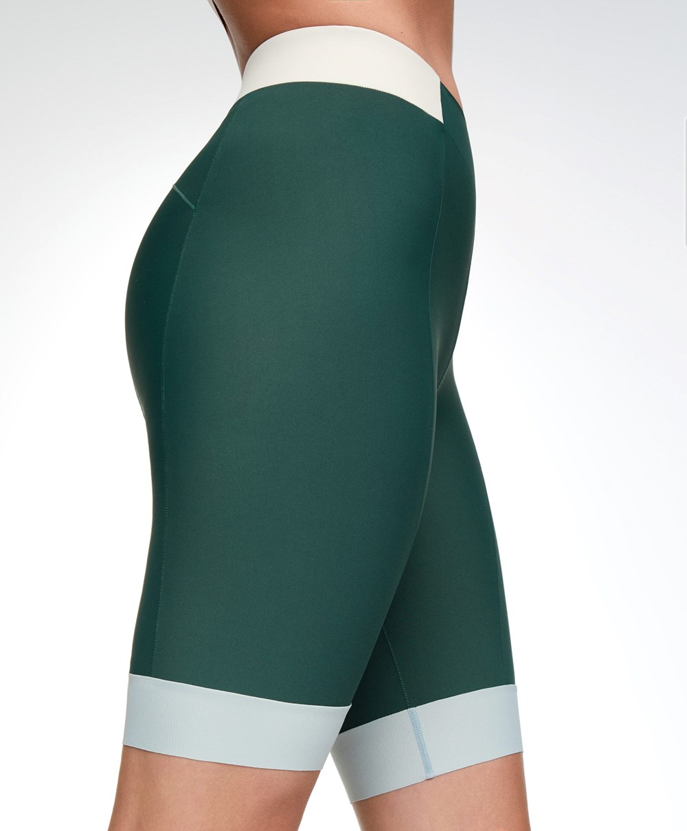 Oysho 20cm Cycling Shorts πρασινο | QLYCGF-048