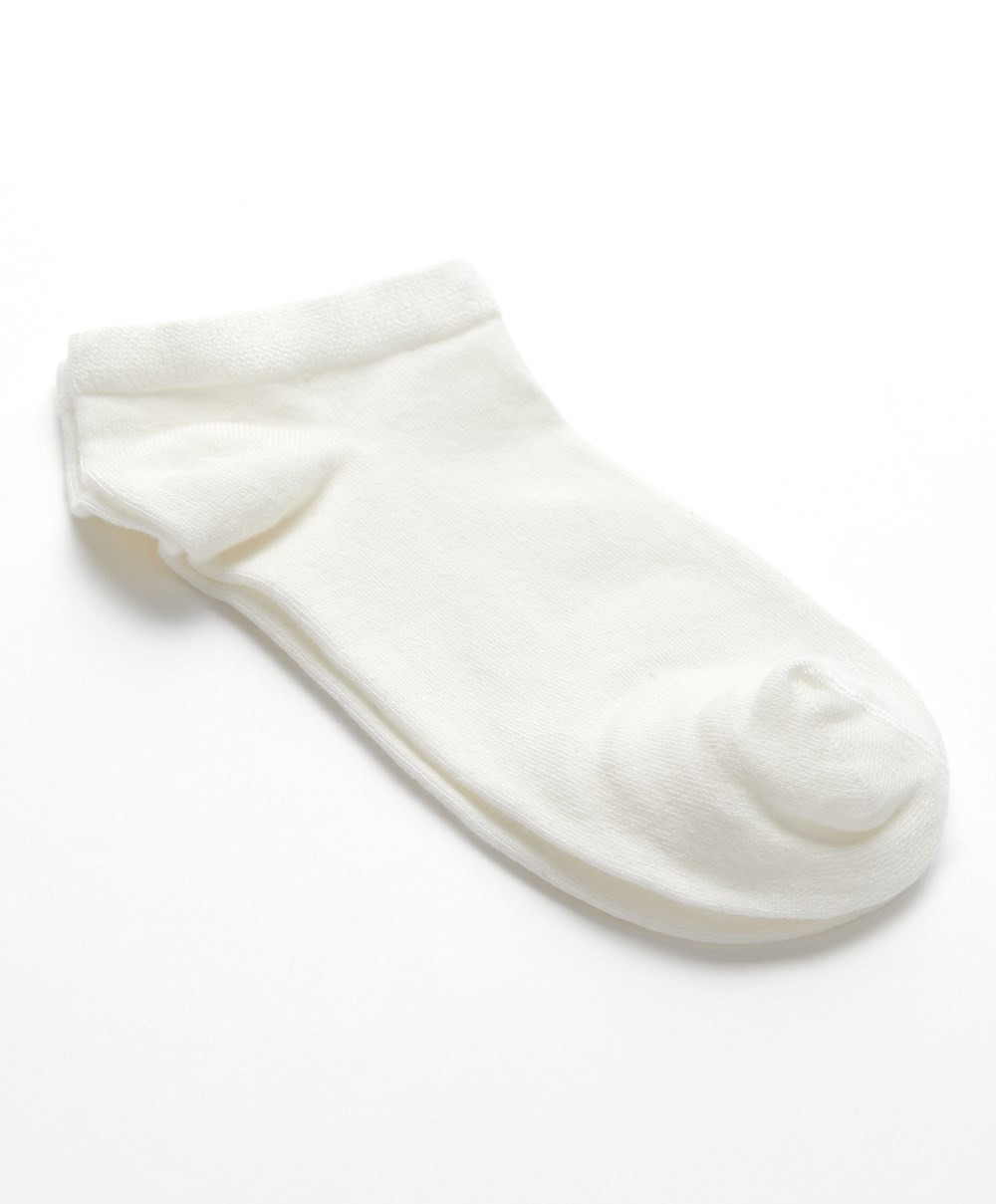 Oysho 2 Pairs Of Modal Trainer Socks ασπρα | EDXCWI-185