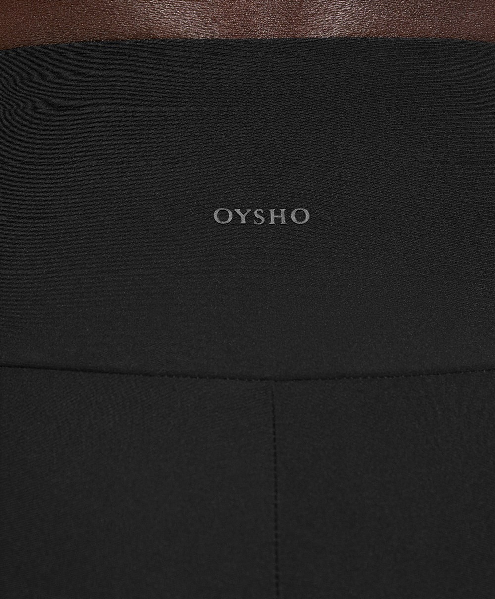 Oysho 65cm Cycling Leggings μαυρα | FPKGAD-946