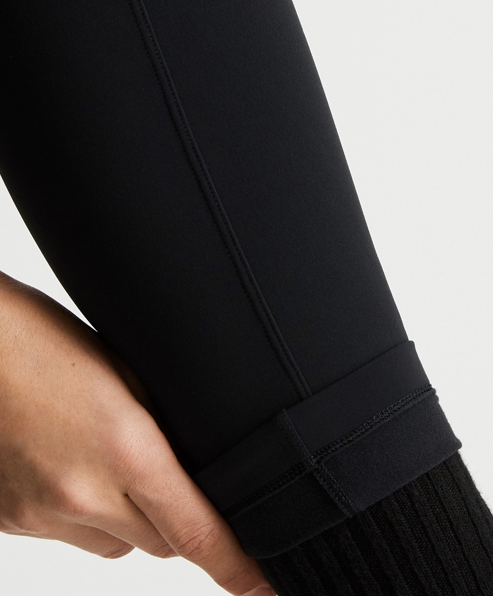 Oysho 70cm Light Warm Ankle-length Leggings μαυρα | ZSBOKM-548