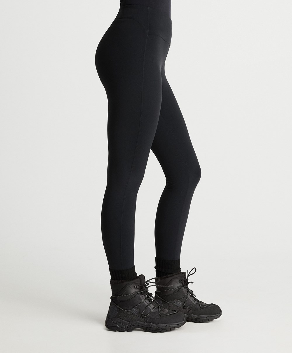 Oysho 70cm Light Warm Ankle-length Leggings μαυρα | ZSBOKM-548