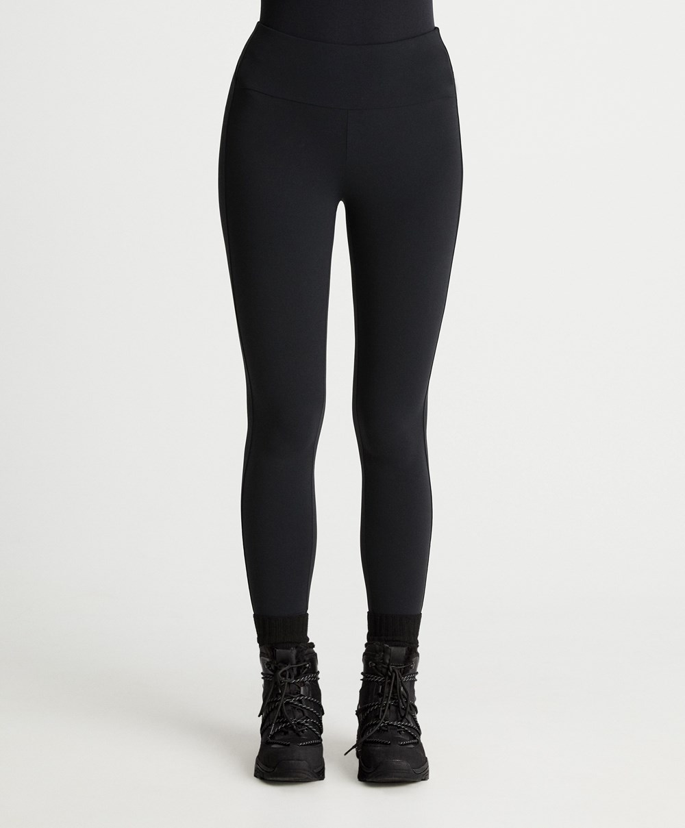 Oysho 70cm Light Warm Ankle-length Leggings μαυρα | ZSBOKM-548