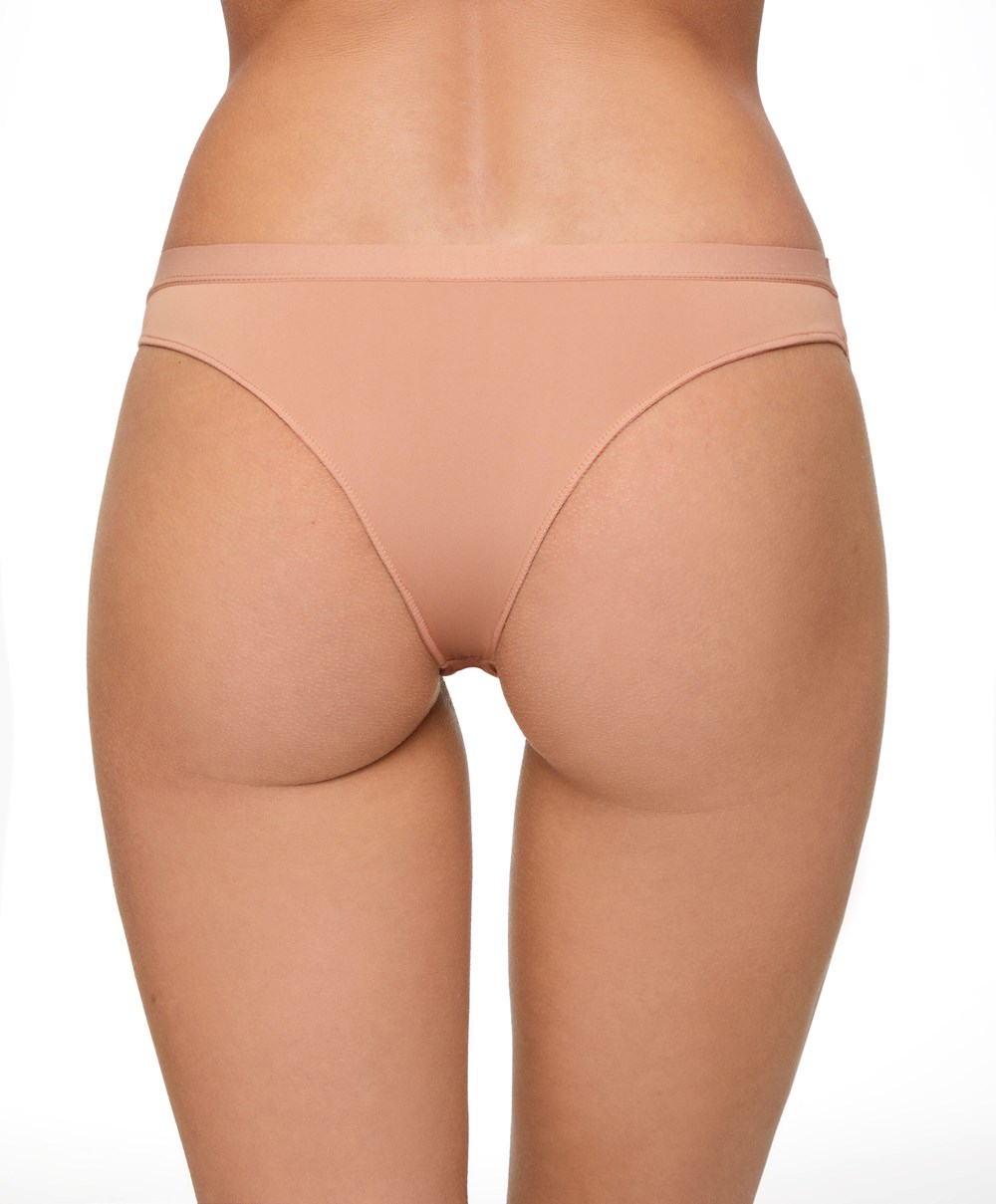 Oysho 7 Pantone™ Polyamide Brazilian Briefs ροζ | MBTIZH-581