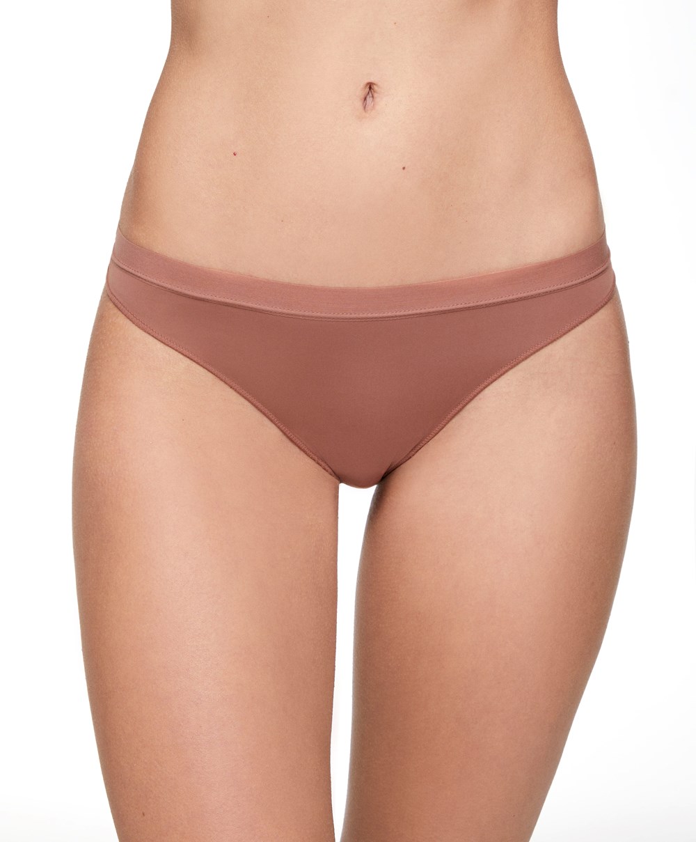 Oysho 7 Pantone™ Polyamide Brazilian Briefs ροζ | MBTIZH-581