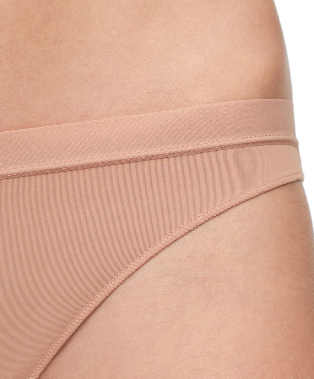 Oysho 7 Pantone™ Polyamide Brazilian Briefs καφε | PXOMSB-961