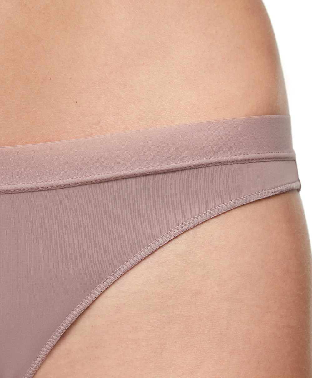 Oysho 7 Pantone™ Polyamide Brazilian Briefs καφε | PXOMSB-961