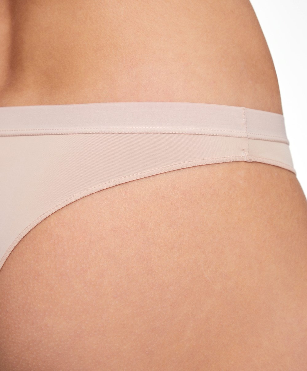 Oysho 7 Pantone™ Polyamide Brazilian Briefs καφε | PXOMSB-961