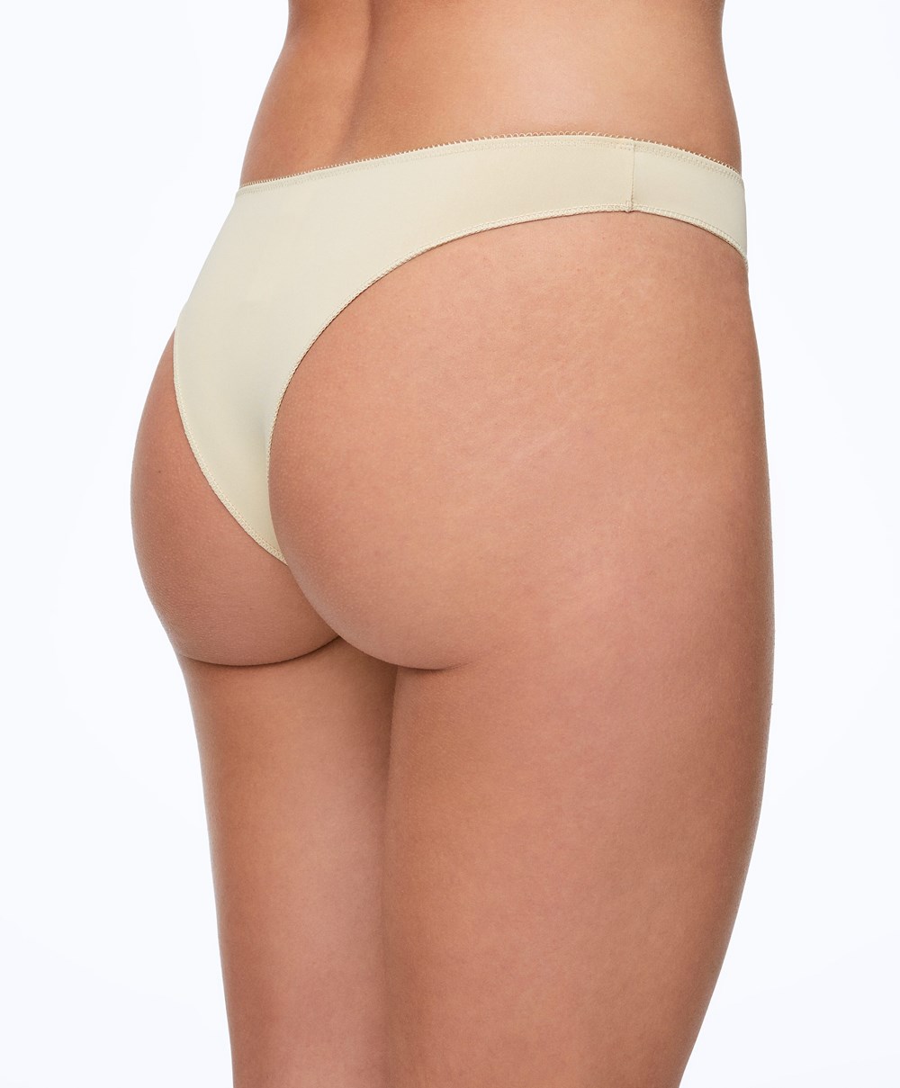 Oysho 7 Printed Polyamide Brazilian Briefs μπλε | JUICPQ-468