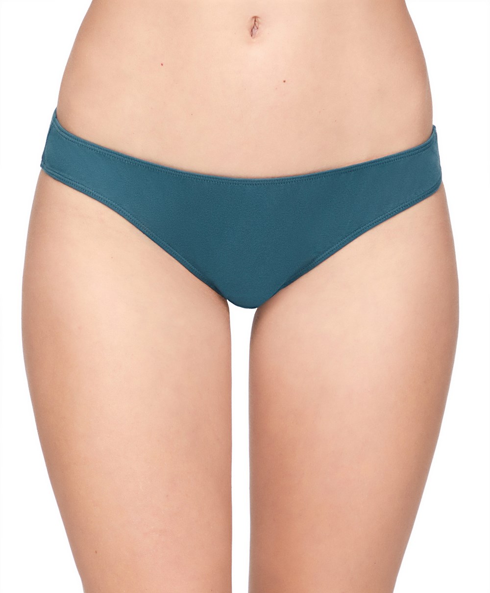 Oysho 7 βαμβακερα Brazilian Briefs Washed Lime | GIKVJL-715