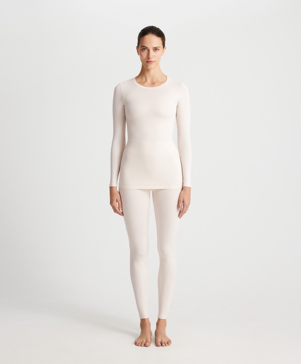 Oysho Base Layer Seamless 65cm Leggings Marble | OWZJSH-039