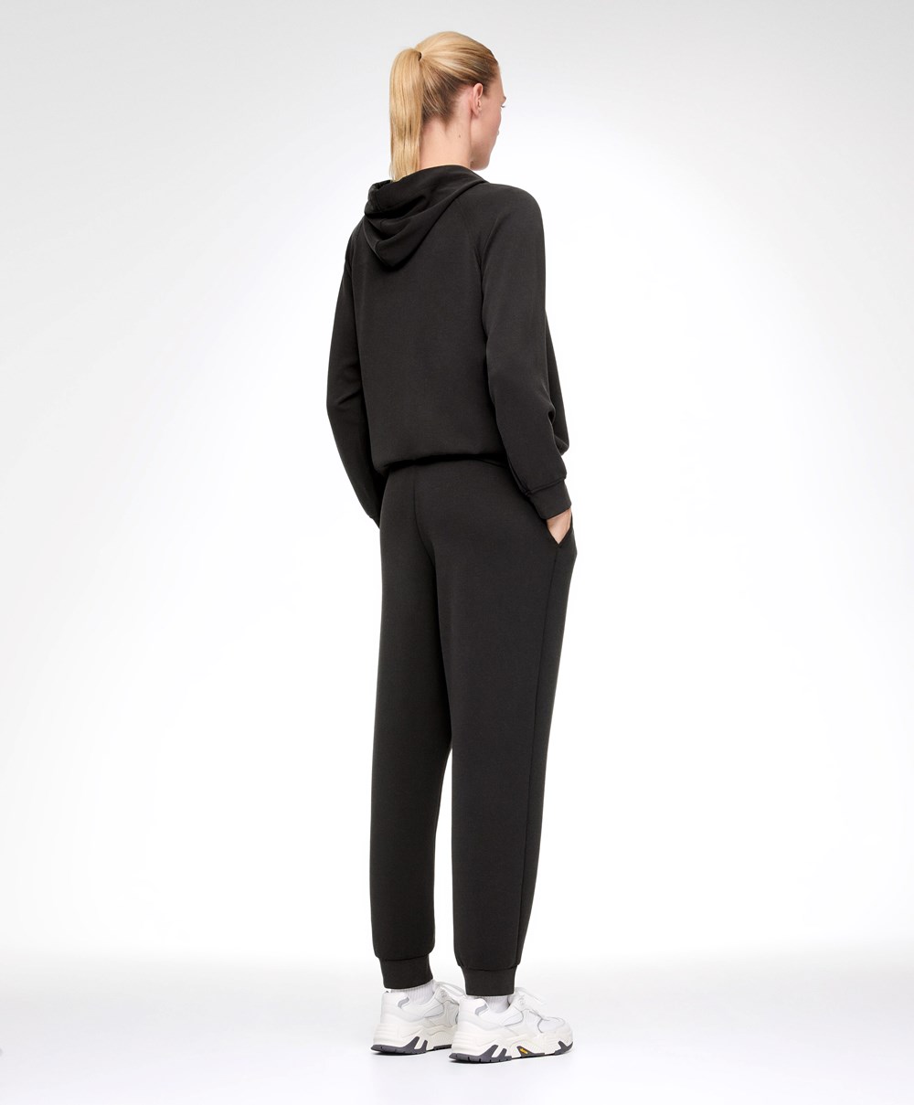 Oysho Black Modal Tracksuit With Zip μαυρα | GQBRWP-895