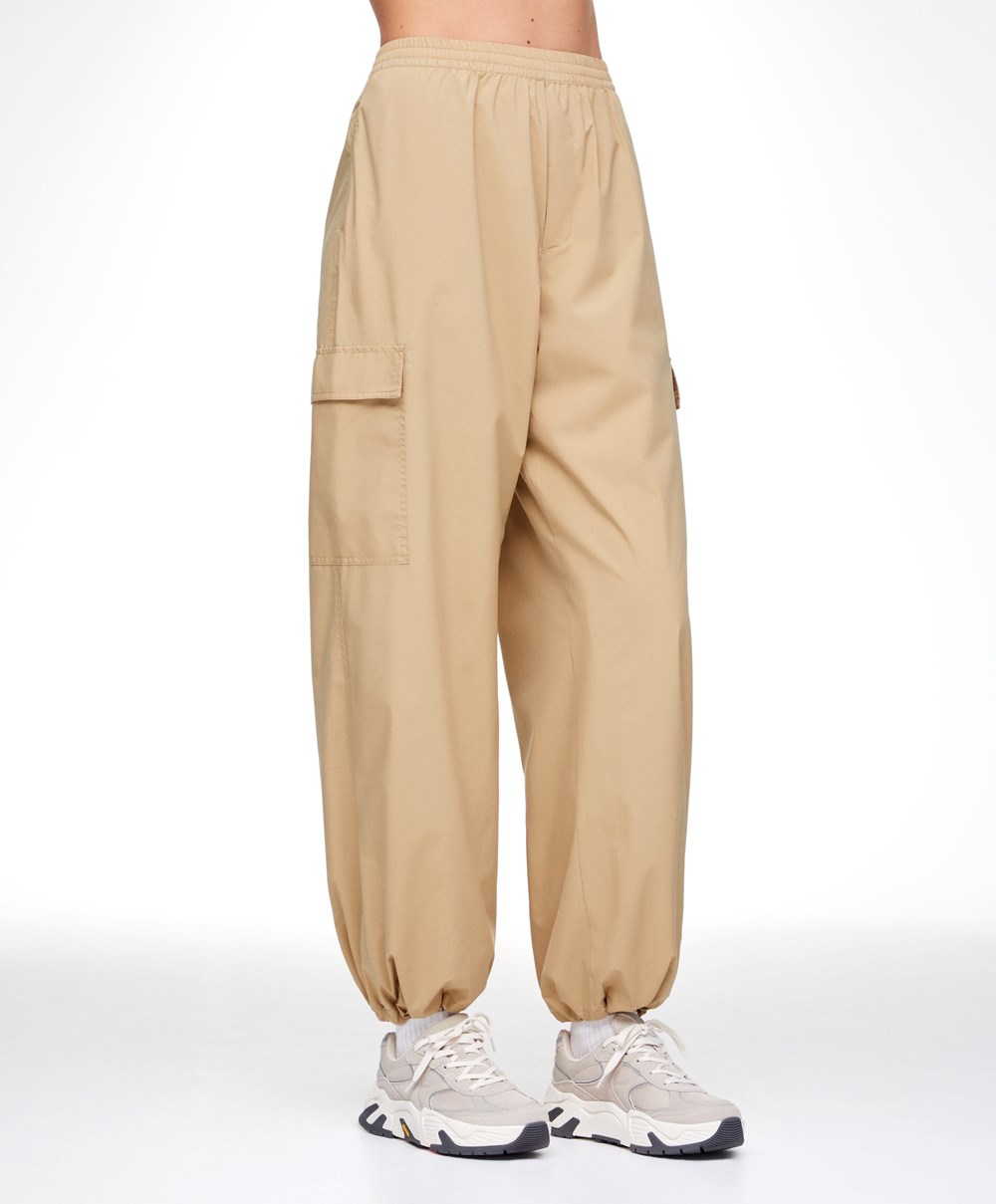 Oysho Cargo Joggers Camel | SCVPJO-819