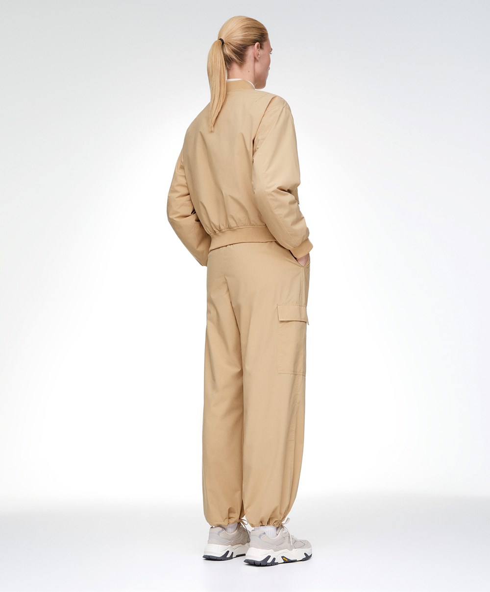 Oysho Cargo Joggers Camel | SCVPJO-819