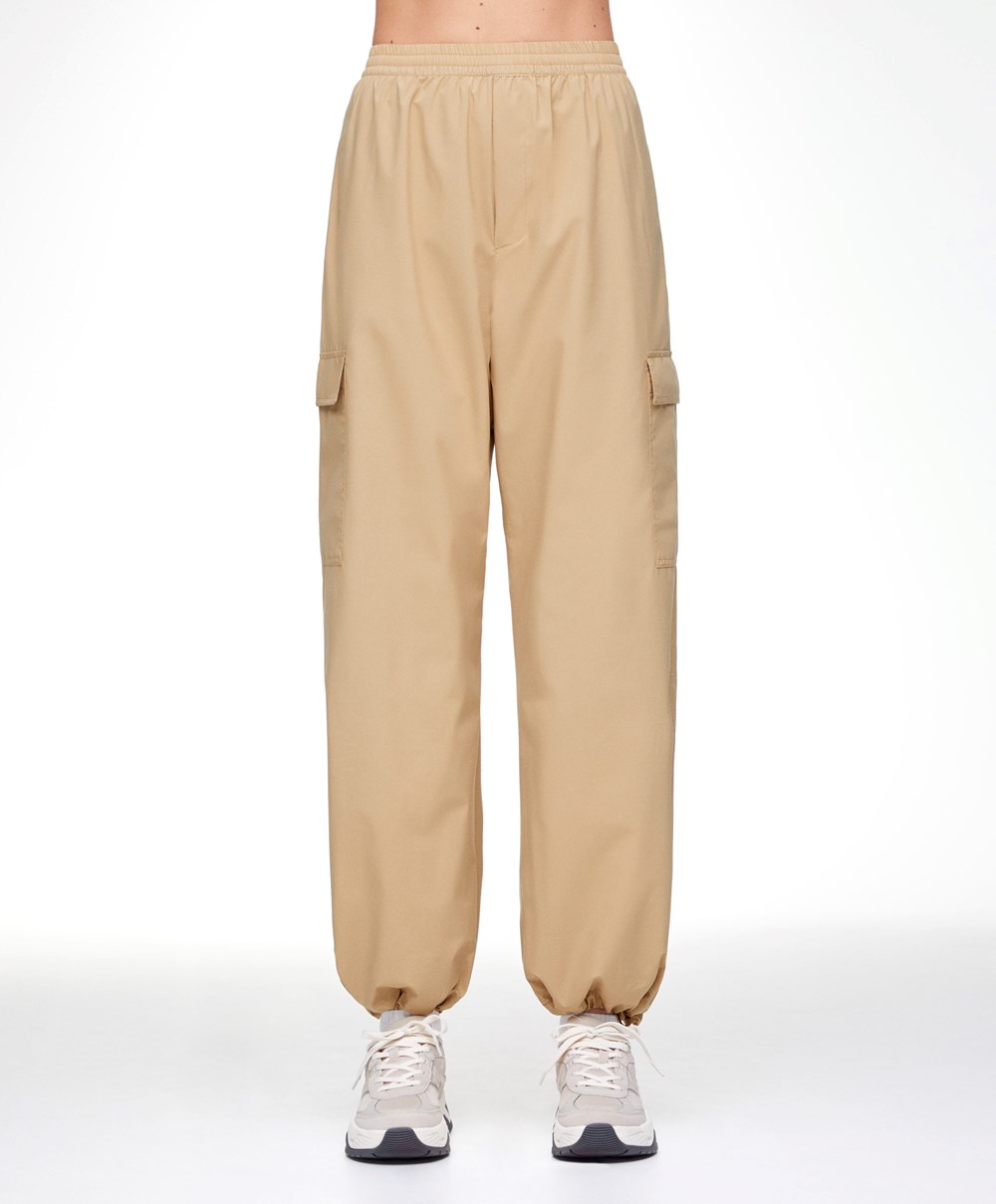 Oysho Cargo Joggers Camel | SCVPJO-819