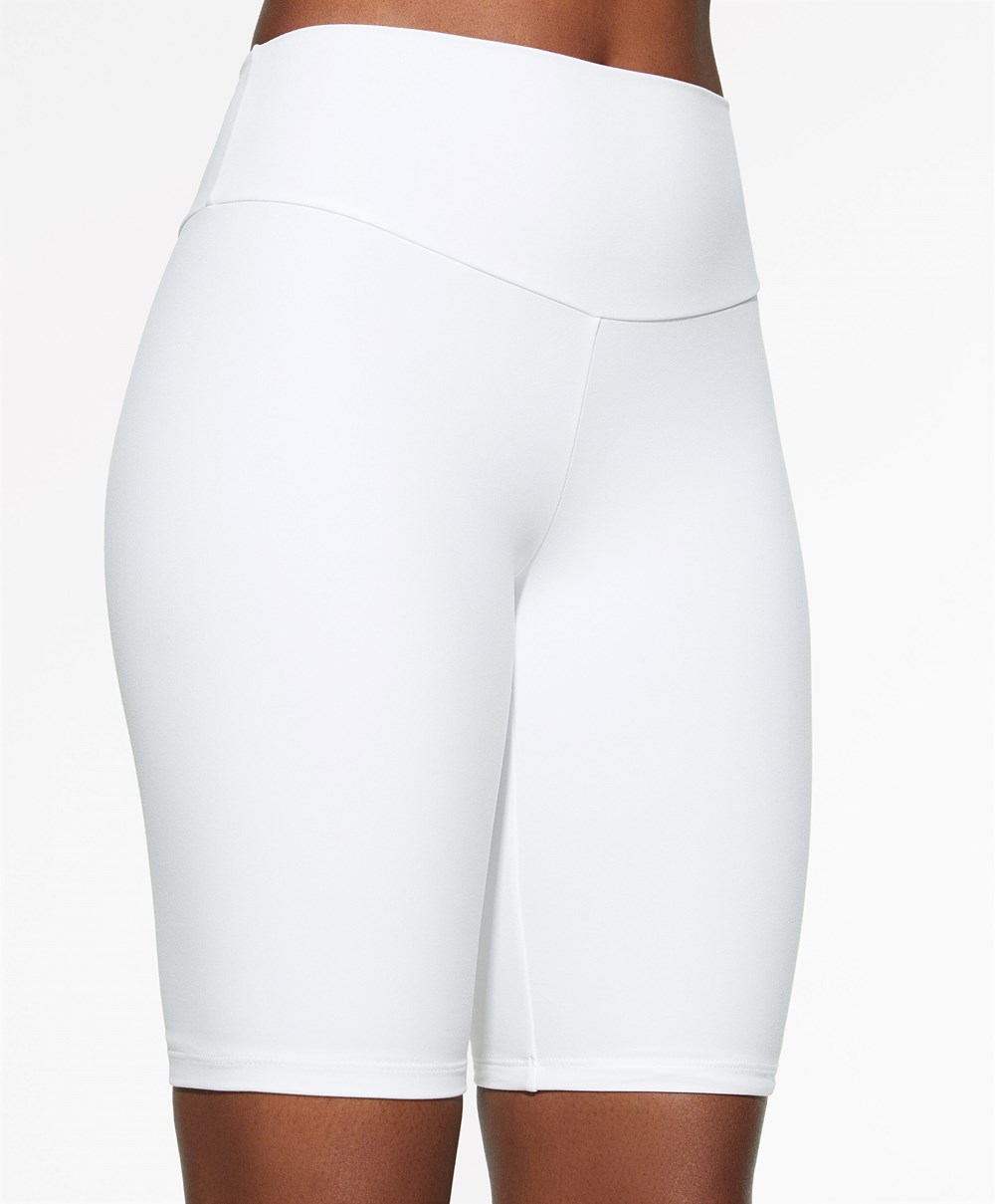 Oysho Comfortlux High-rise 25cm Cycle Leggings ασπρα | EHTGFY-603