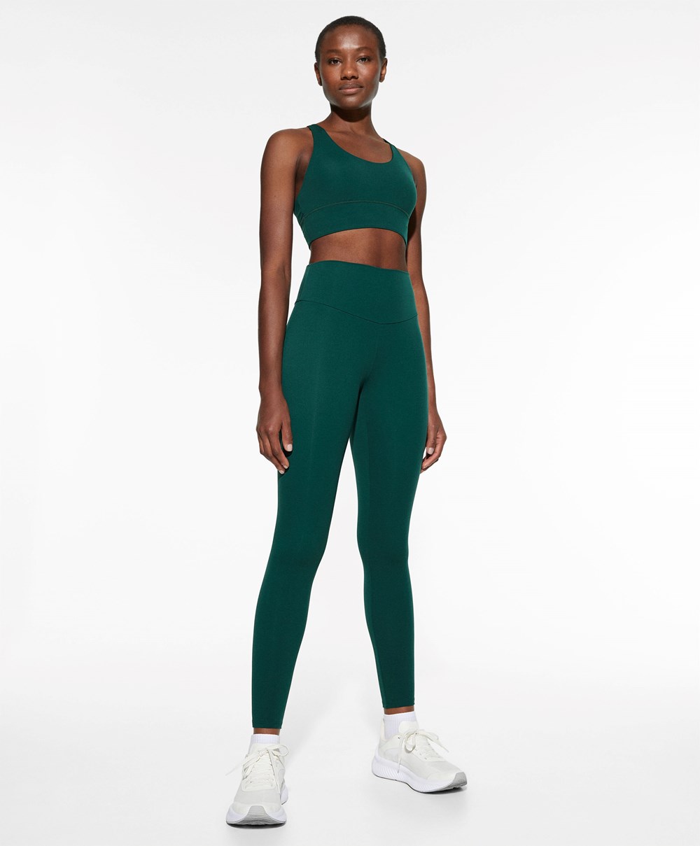 Oysho Comfortlux High-rise Ankle-length Leggings Bottle | CGMJPF-843