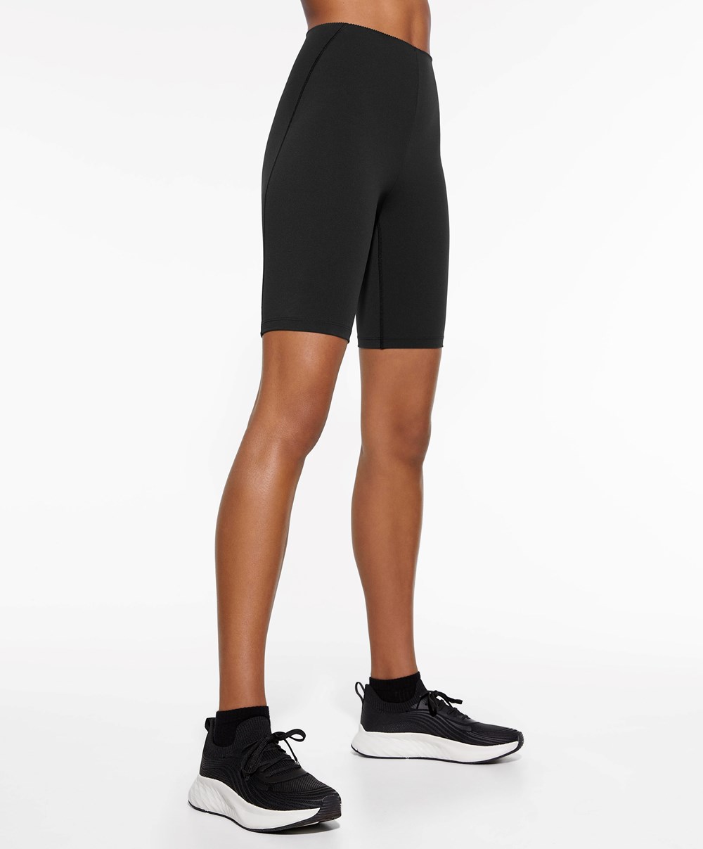 Oysho Compressive Core Control 25cm Cycle Leggings μαυρα | IRTGMQ-924