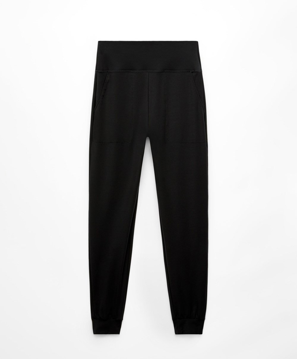 Oysho Compressive Joggers μαυρα | NPVLAS-721