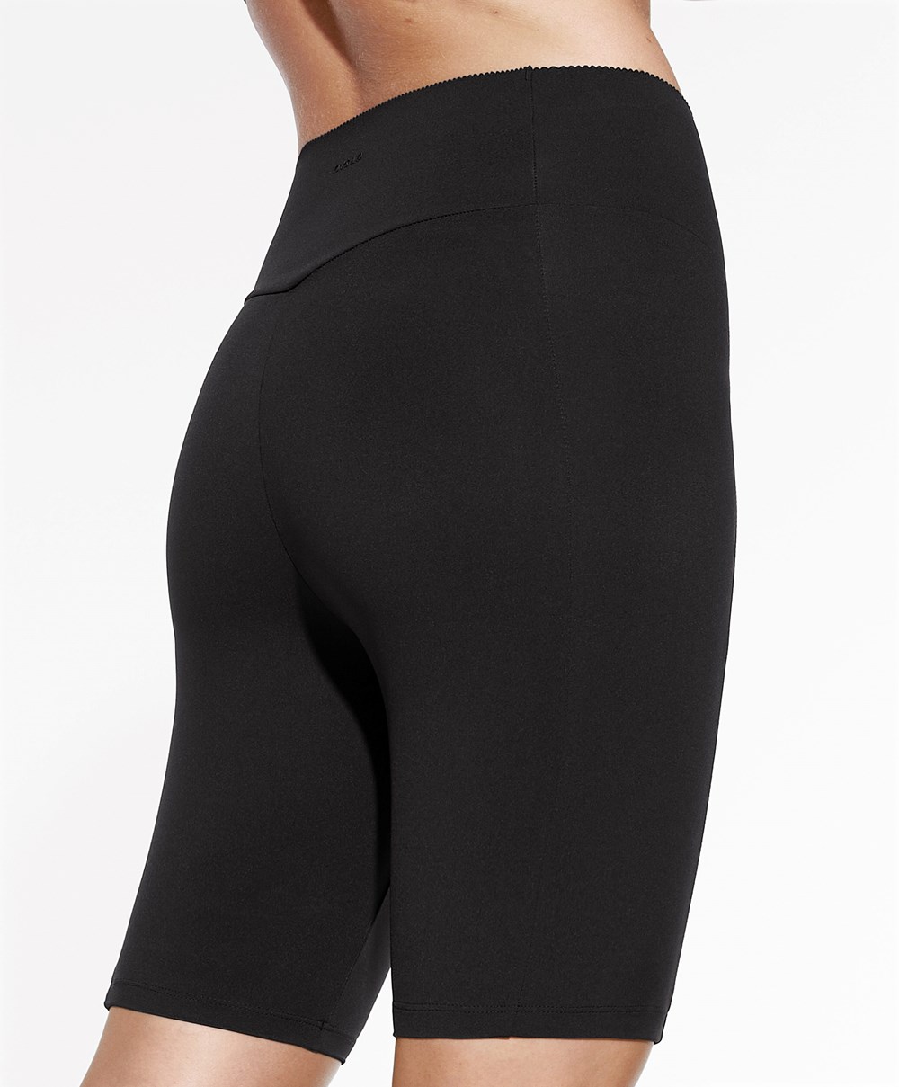 Oysho Compressive Pocket 20cm Cycle Leggings μαυρα | TUWNLA-876