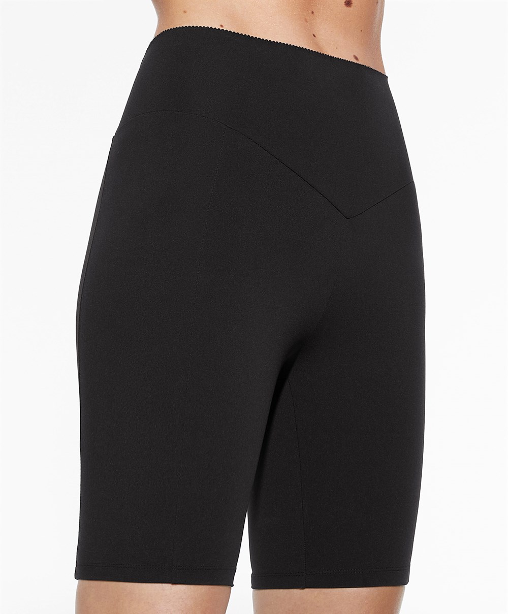 Oysho Compressive Pocket 20cm Cycle Leggings μαυρα | TUWNLA-876