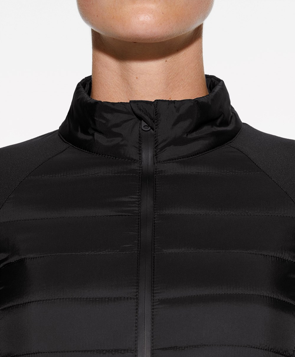 Oysho Fellex® Aerogel Με Επένδυση Για Τρέξιμο Jacket μαυρα | CKXAGL-375