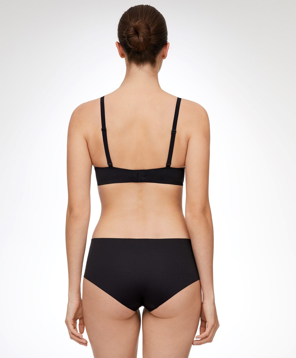 Oysho Invisible Laser-cut Cheekies μαυρα | ALMJQU-379