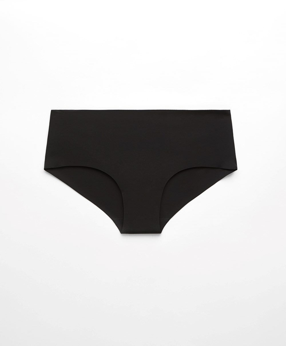 Oysho Invisible Laser-cut Cheekies μαυρα | ALMJQU-379