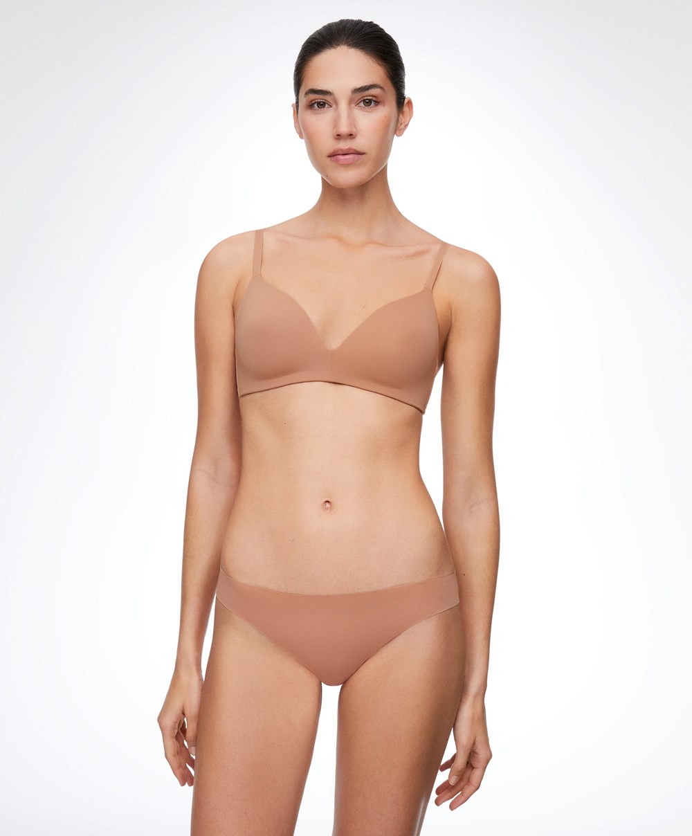 Oysho Invisible Laser-cut Hipster Στρινγκ Tan | YIXQAF-695