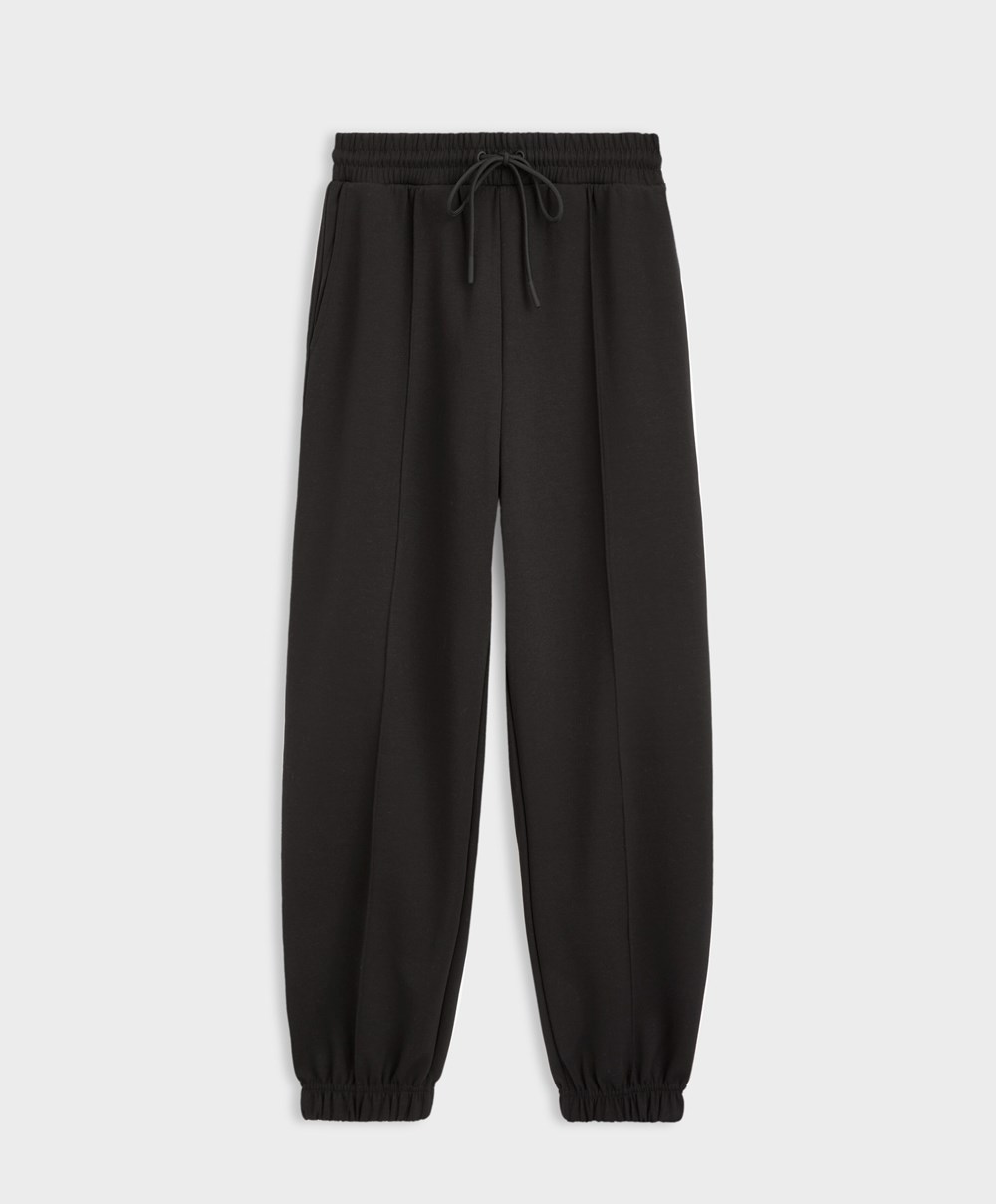 Oysho Joggers With Interlock Detail μαυρα | BNXUCJ-165