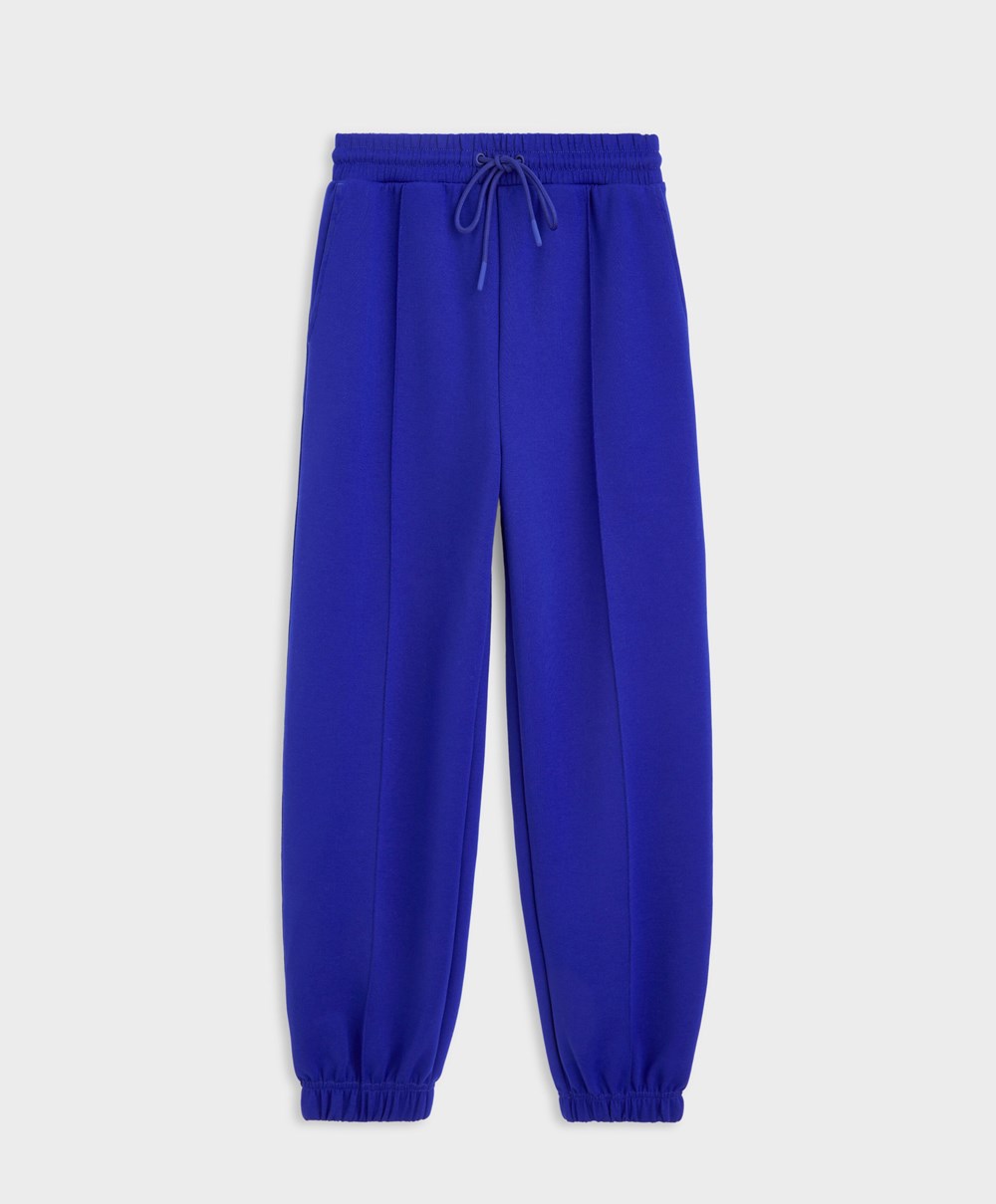 Oysho Joggers With Interlock Detail μπλε | FBDEGT-728