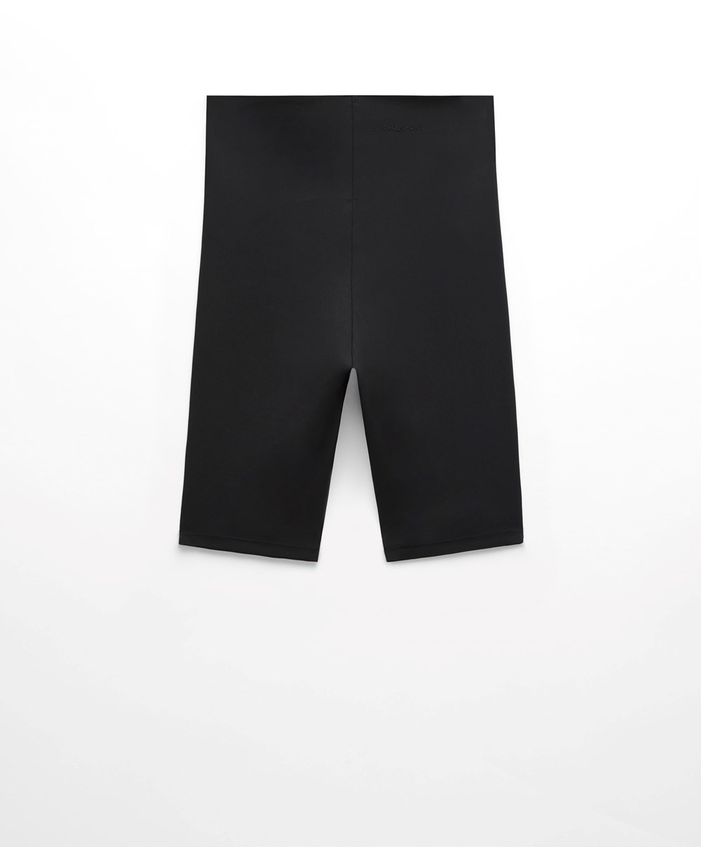 Oysho Light Touch 25cm Cycle κοντο Leggings μαυρα | COLAMW-670