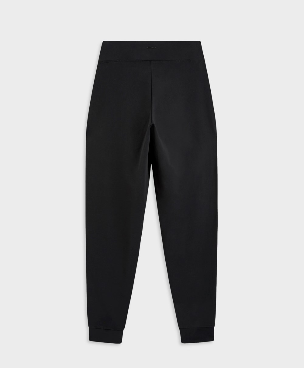 Oysho Light Warm Joggers μαυρα | ZLENFD-216