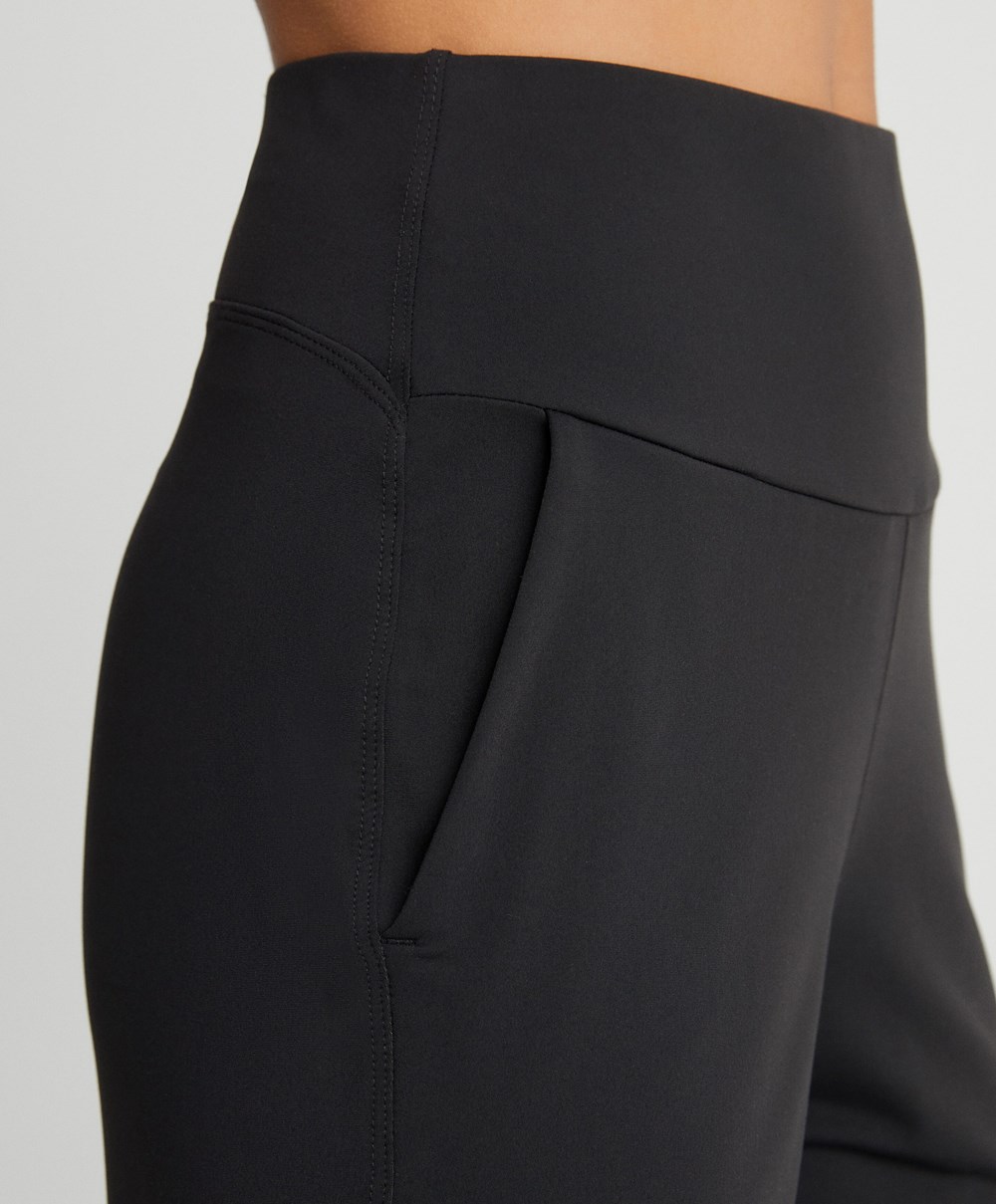 Oysho Light Warm Joggers μαυρα | ZLENFD-216