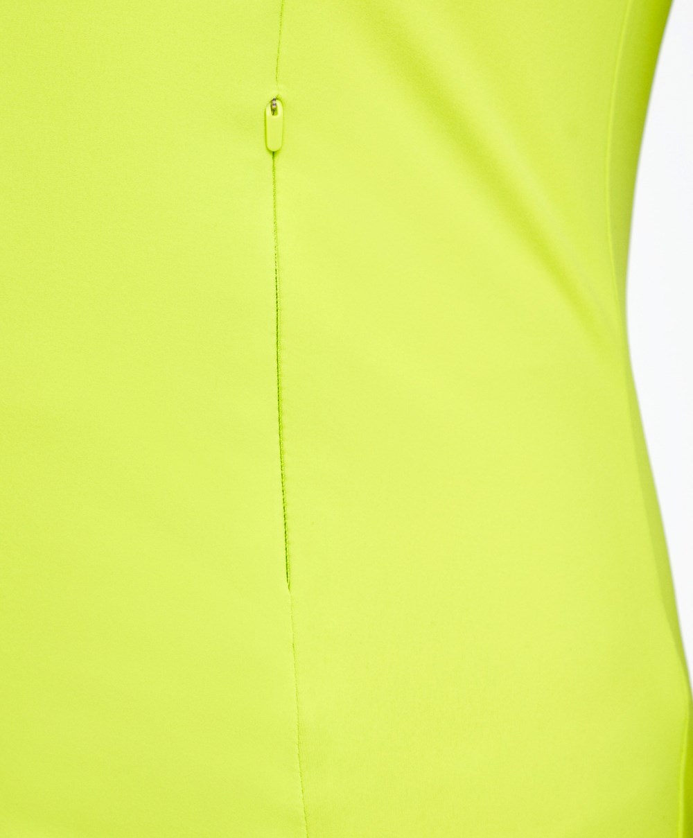 Oysho Light Warm Για Τρέξιμο Jacket Lime | NOIEFD-285