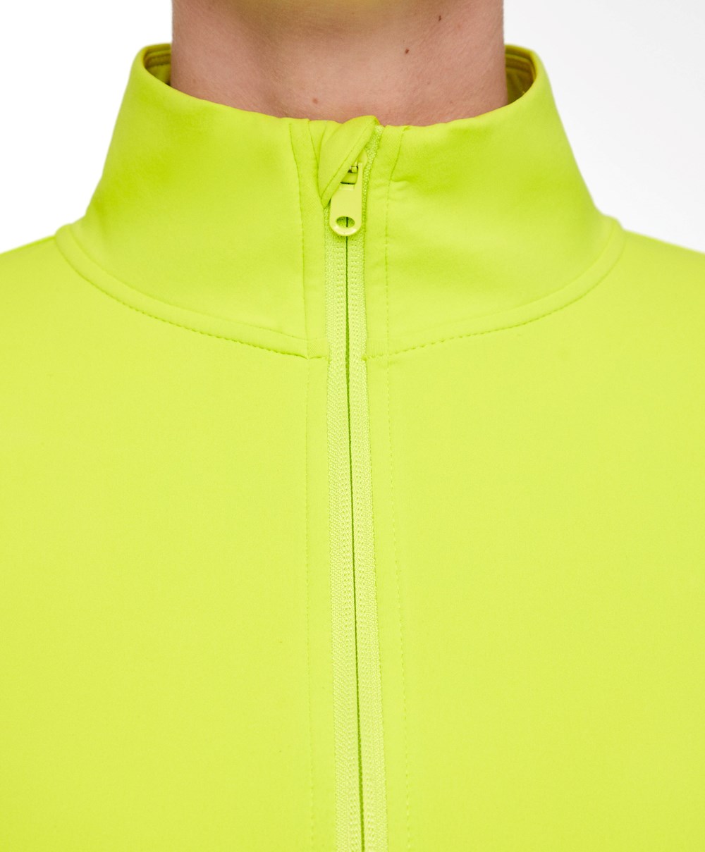 Oysho Light Warm Για Τρέξιμο Jacket Lime | NOIEFD-285