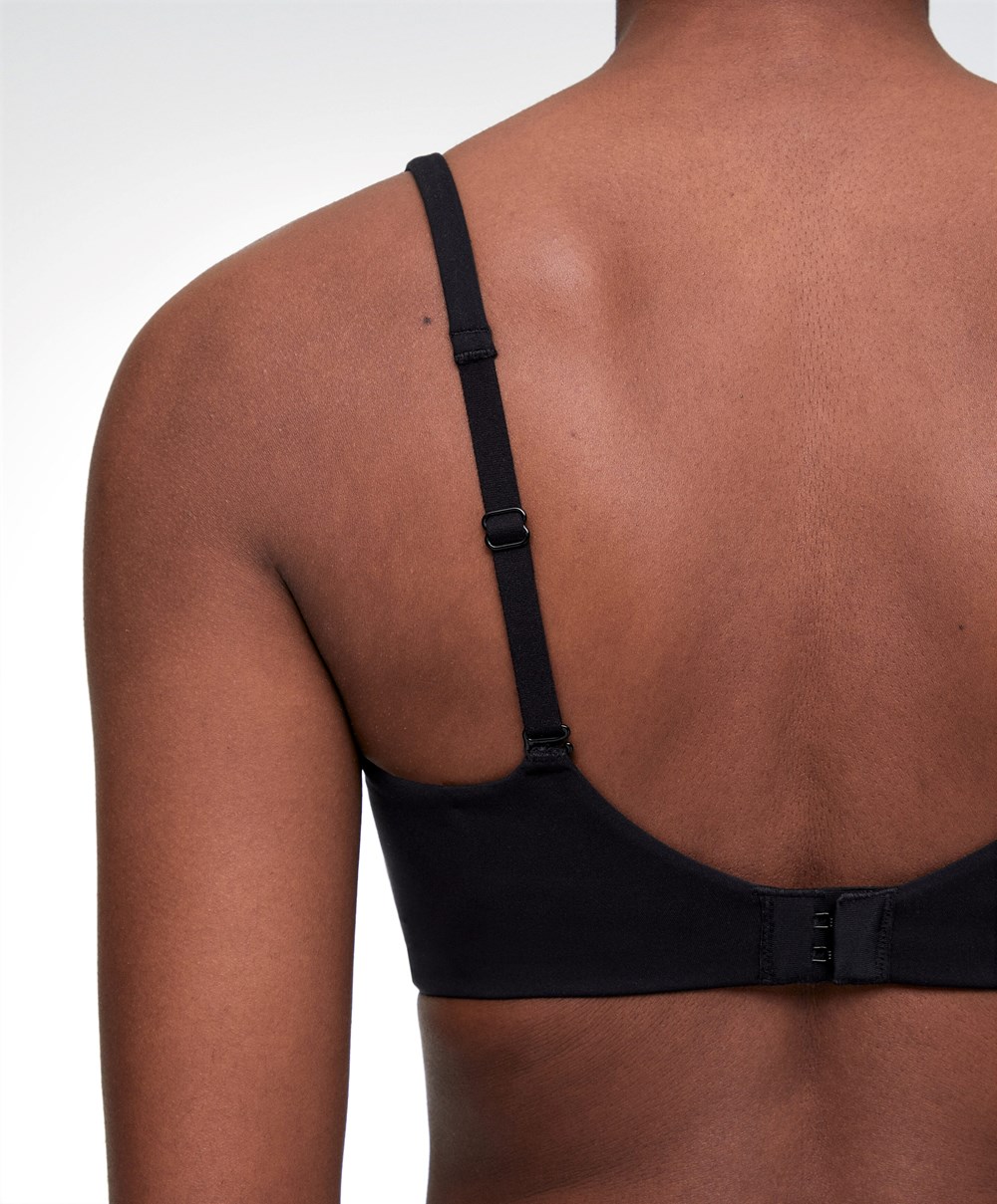 Oysho Light-support Sports Bra μαυρα | TDMKSA-427