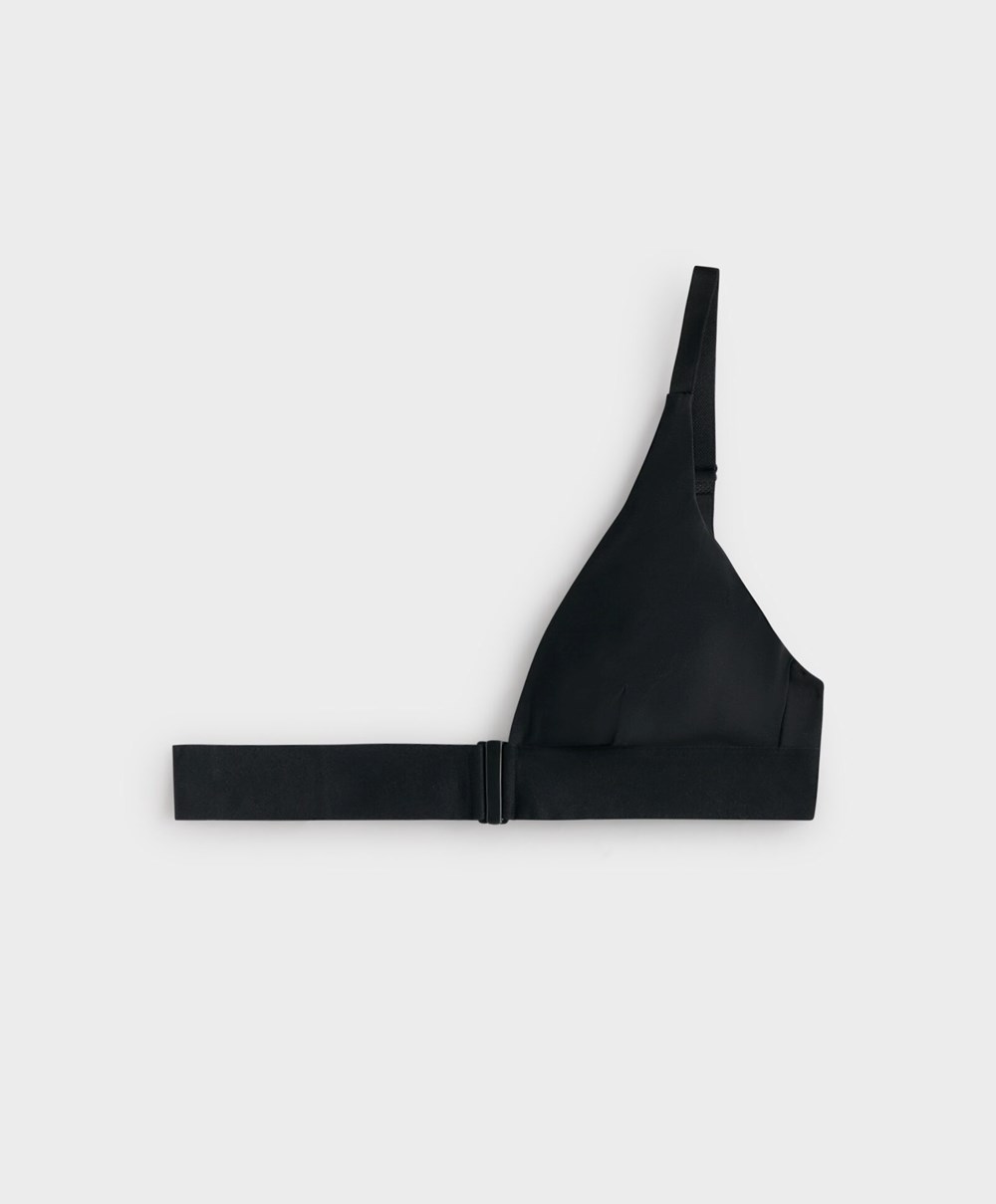 Oysho Lola Multiway Bra With Left Cup μαυρα | PZBEWX-295