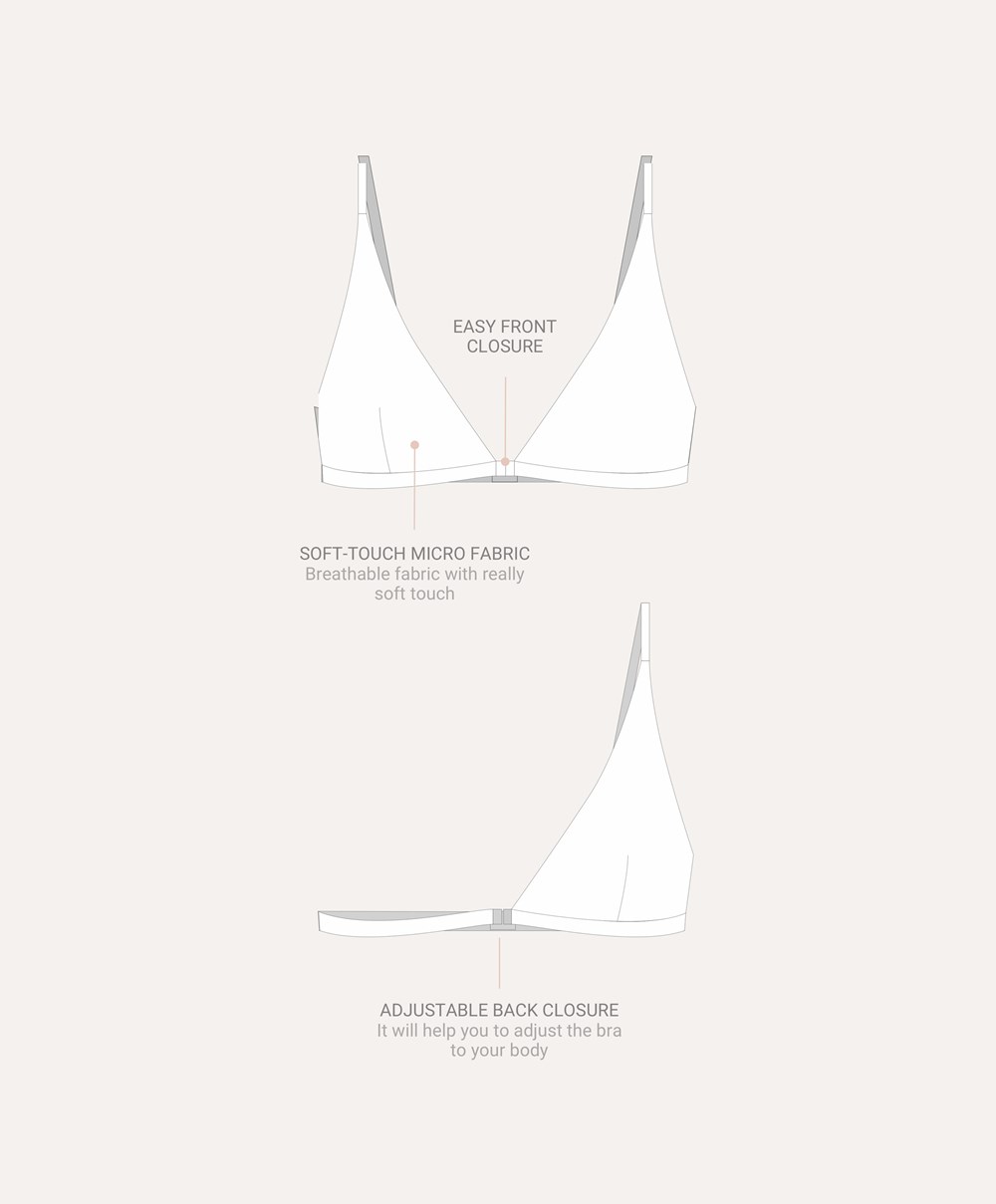 Oysho Lola Multiway Bra With Left Cup μαυρα | PZBEWX-295