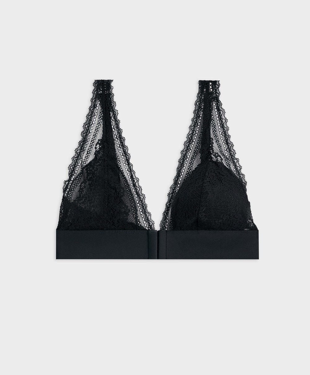 Oysho Lola Multiway Bra With Left Cup μαυρα | XPRHCM-831