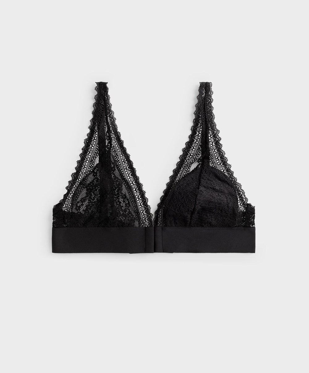 Oysho Lola Multiway Bra With Left Cup μαυρα | XPRHCM-831