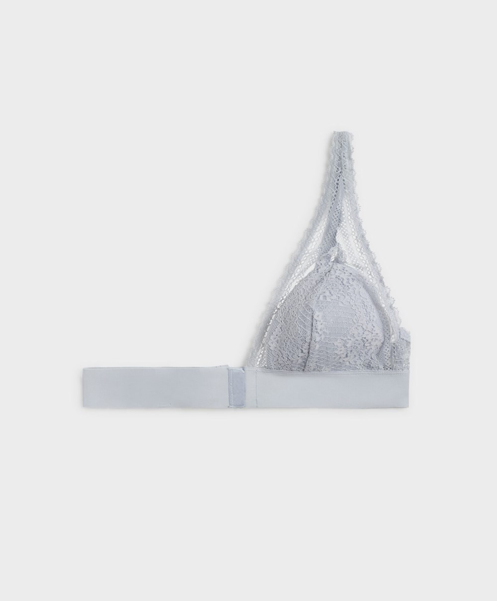 Oysho Lola Multiway Bra With Left Cup μπλε | YHZFTD-731