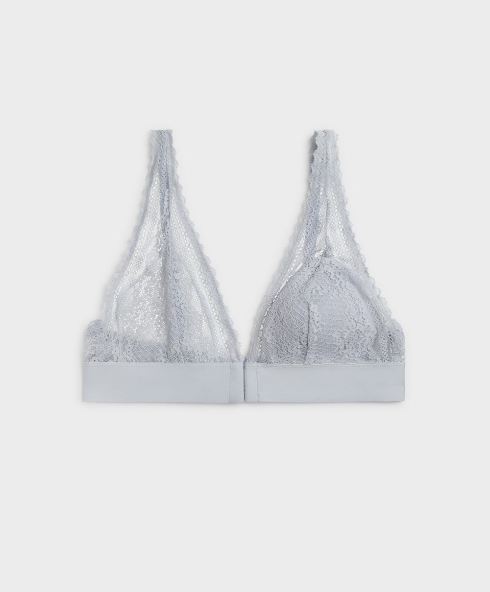 Oysho Lola Multiway Bra With Left Cup μπλε | YHZFTD-731