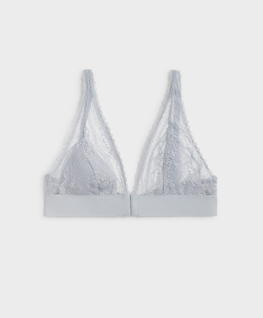 Oysho Lola Multiway Bra With Right Cup μπλε | OTBMNU-048