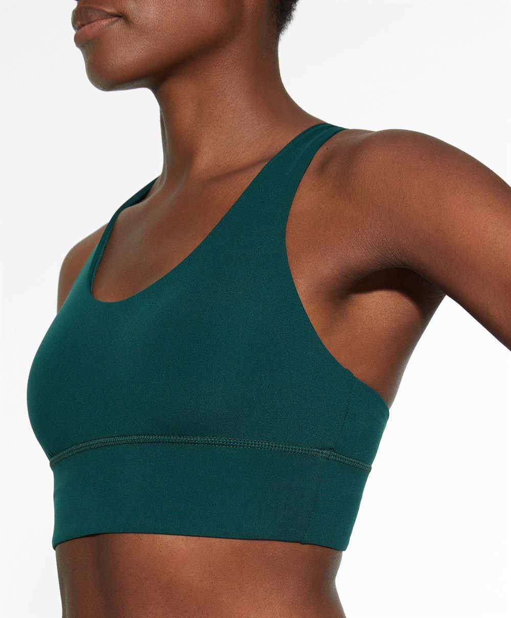 Oysho Medium-support Sports Bra With Cups Bottle | JAZRCV-109