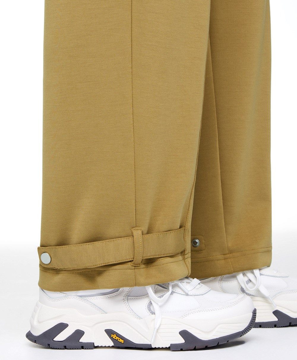 Oysho Modal Cargo Trousers Ελιά | EIFMHX-316