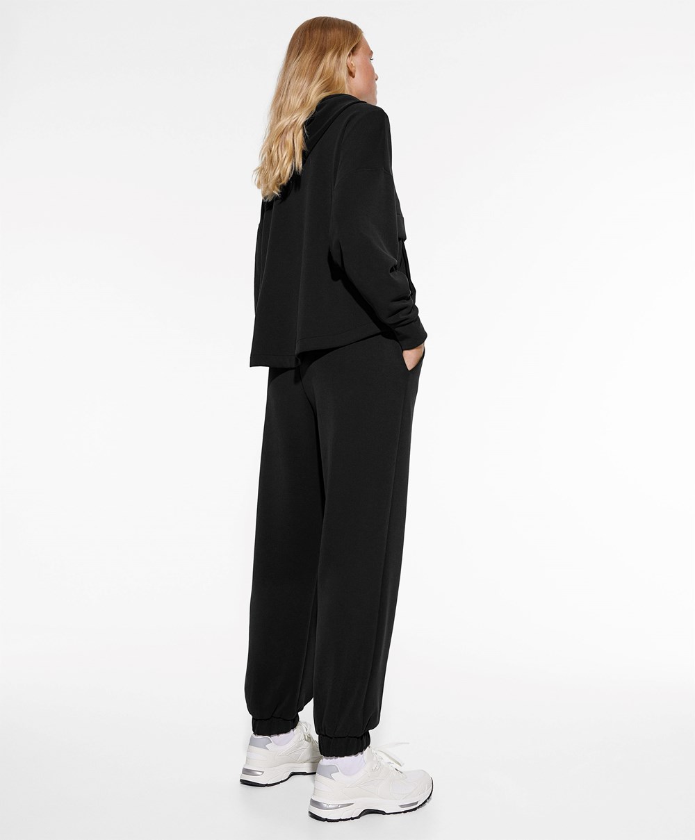 Oysho Modal Jogger Total Look μαυρα | FHYVRK-812