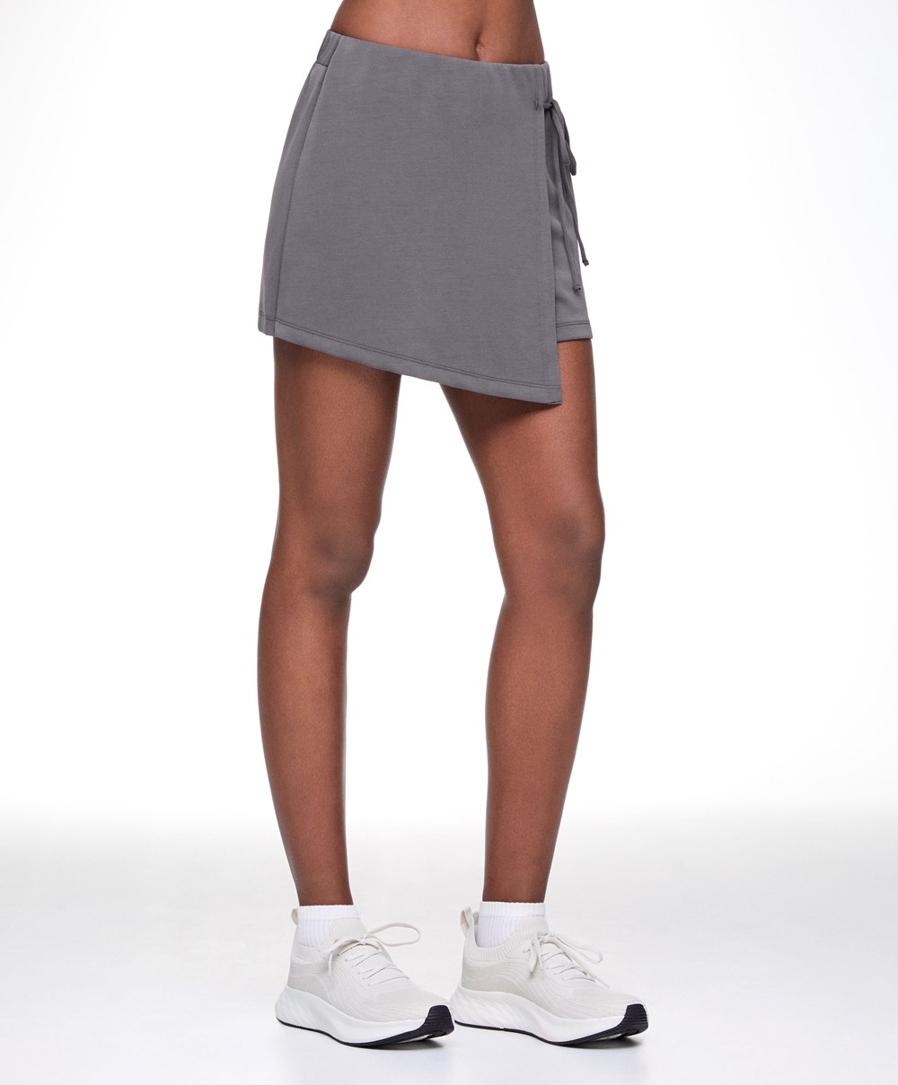 Oysho Modal Skort Purple-grey | FYJXNQ-495