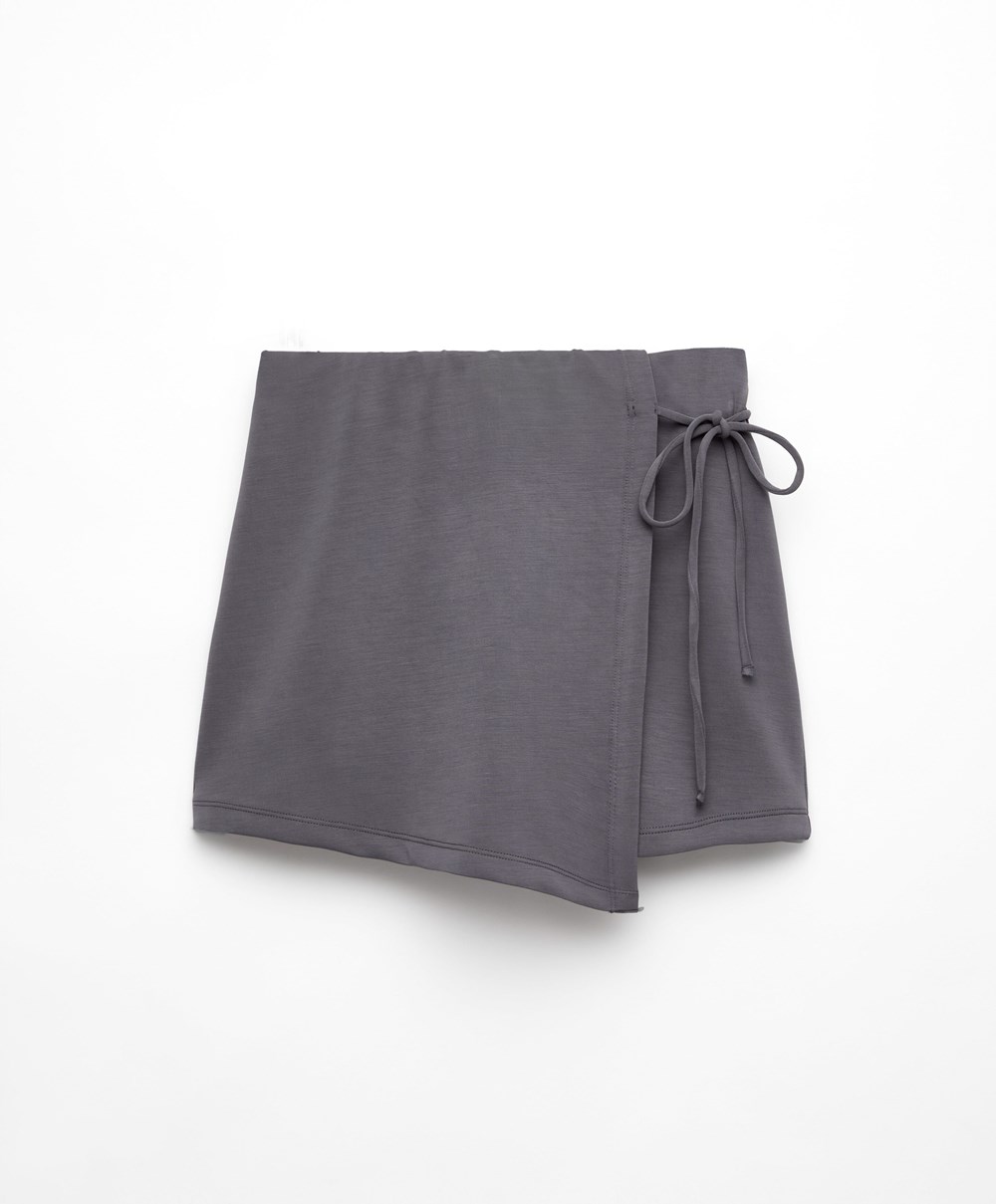 Oysho Modal Skort Purple-grey | FYJXNQ-495