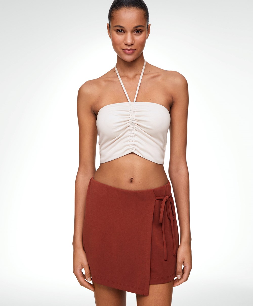 Oysho Modal strappy Top Stone | NKXMVZ-812